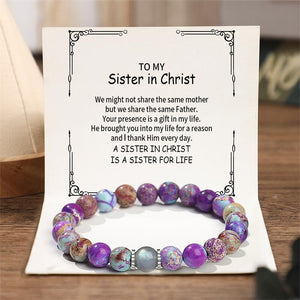 To My Sister in Christ - Stretchable Bracelet