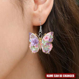 Love Butterfly - Personalized Butterfly Earrings