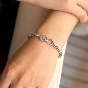 To My Sister in Christ - Heart Bracelet