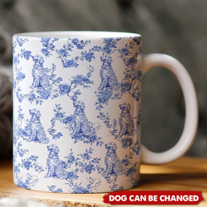 Dog Mom - Toile De Jouy Version - Personalized Mug