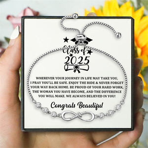 We Always Believed In You - Class Of 2025 Graduation Bracelet