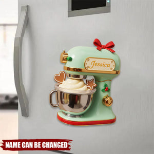 Baking Christmas Shape Fridge Magnet - Personalized Gifts For Baking Lovers
