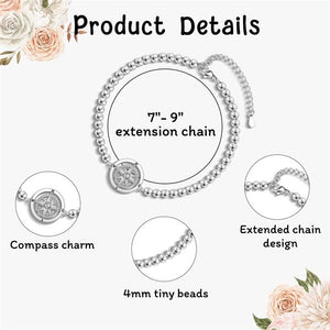 Within You All You Need - Class of 2025 High School Graduation Compass Bracelet