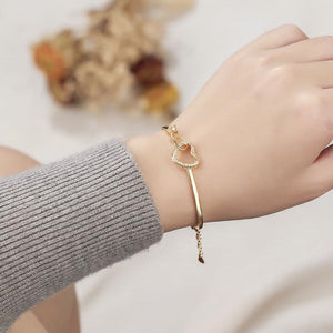 To My Daughter Forever Connected Bracelet - Infinite Love Jewelry Gift