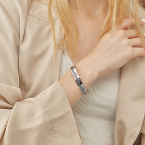 Memorial Gifts - Hug From Heaven Wide Cuff Memorial Bracelet