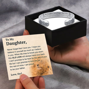 Dad To Daughter - Proud of You Bracelet