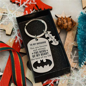To My Husband - You Are My Hero - Sweet Keychain