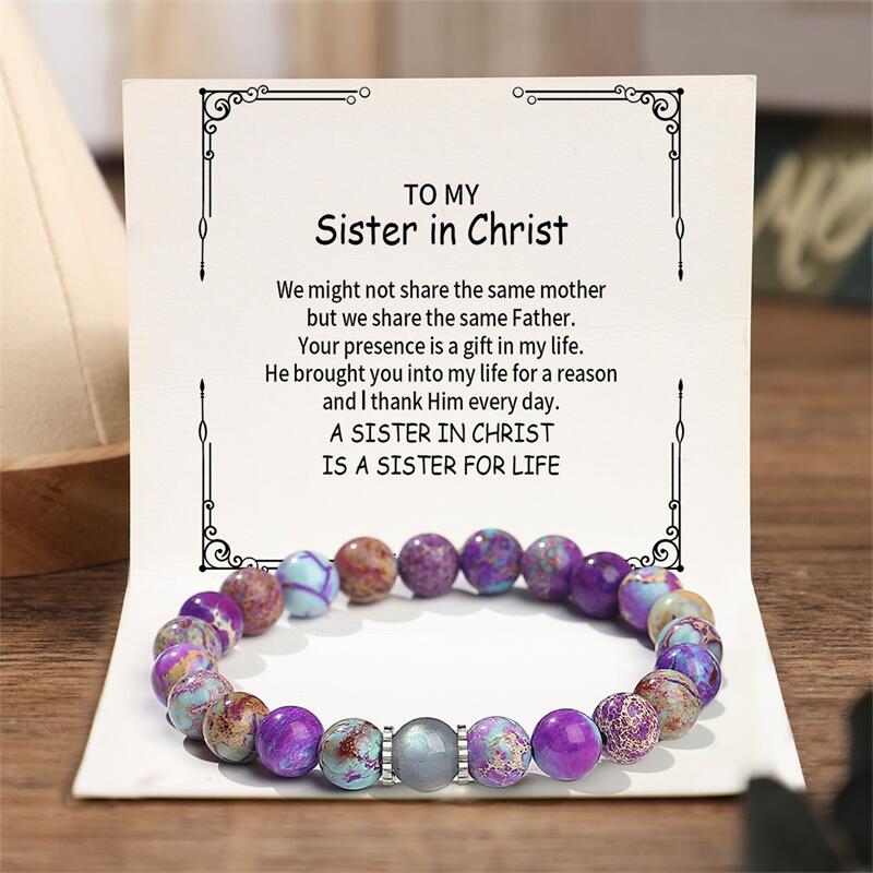 To My Sister in Christ - Stretchable Bracelet