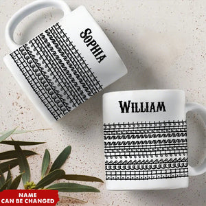 Funny Hidden Secret Swear Message Bold Office Personalized Mug