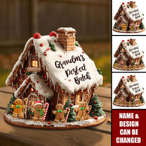 Grandma's Perfect Batch - Personalized Grandma Custom Shaped Acrylic Plaque