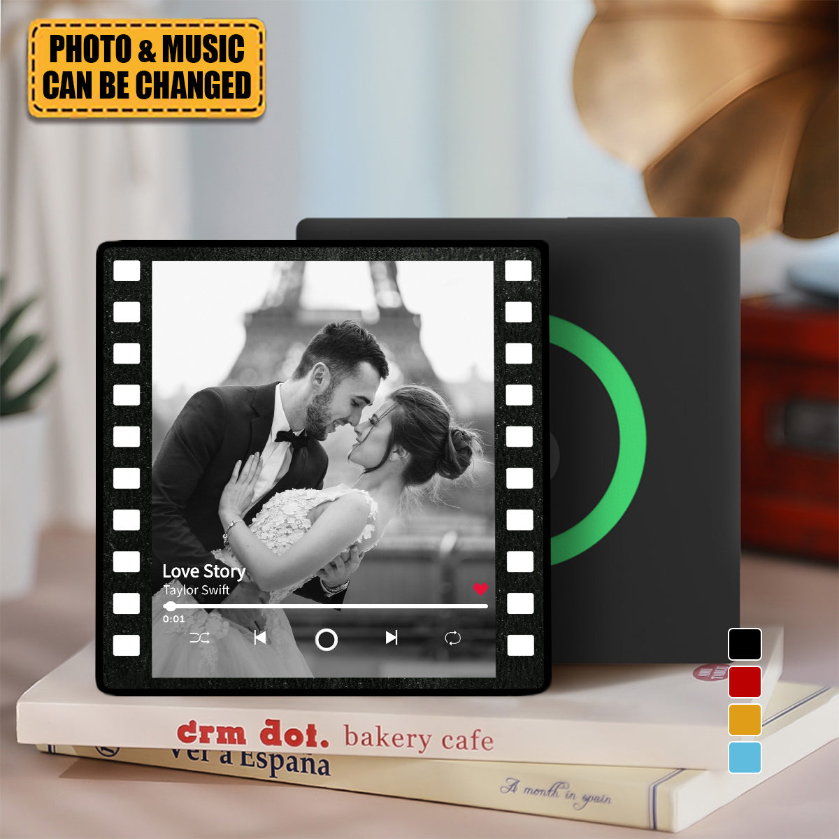 Personalized Colorful Frame Album Music Fridge Magnet Can Play Songs Gift for Lover