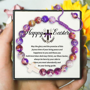 Christian Cross Bracelet for Teens & Women - Easter Basket Stuffers