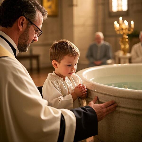 Bless On Your Confirmation - American Flag Cross Beads Bracelet