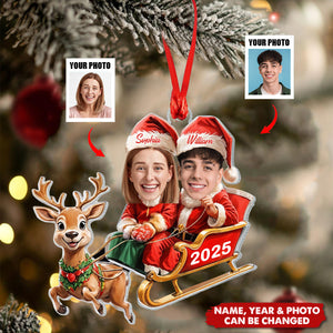 Fun Couple - Personalized Christmas Acrylic Ornament