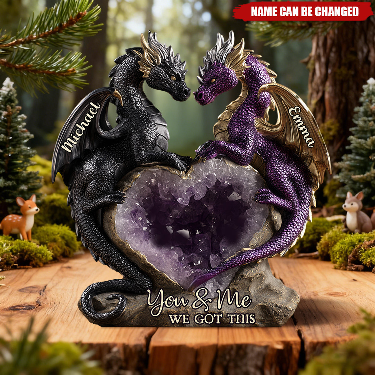 You & Me We Got This - Personalized Custom Shaped Acrylic Plaque