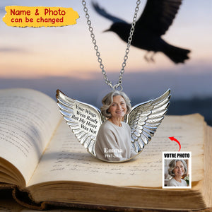 Your Wings Were Ready - Personalized Memorial Necklace