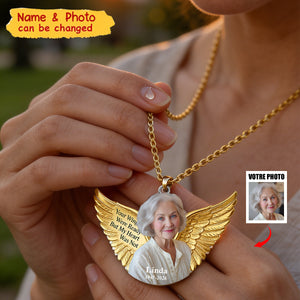 Your Wings Were Ready - Personalized Memorial Necklace