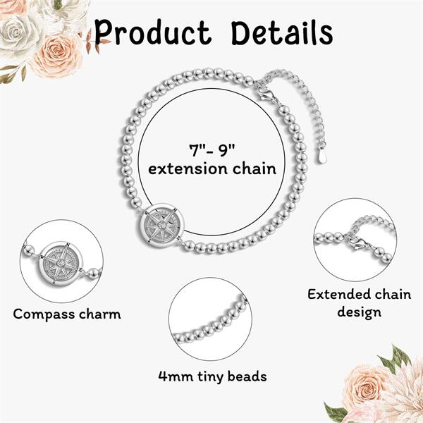 Within You All You Need - Class of 2025 High School Graduation Compass Bracelet