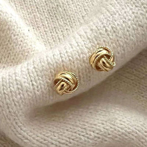 To My Bestie - Eternal Knot Stud Earrings