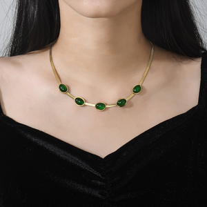 Mom To Daughter, I Am So Proud of You Emerald Jewelry Set