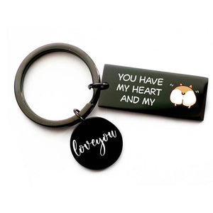 To My Love - You Have My Heart And My 🙈 - Keychain