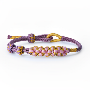 To My Granddaughter - Straighten Your Crown - Blossom Knot Bracelet