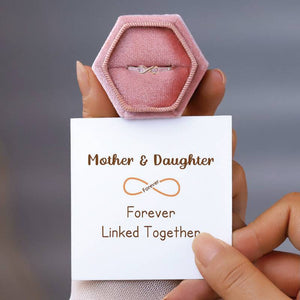 Mother & Daughter - Forever Linked Together Ring