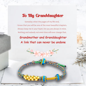 To My Granddaughter Peach Blossom Bracelet