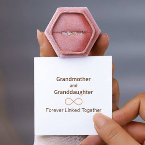 Grandma & Granddaughter - Forever Linked Together Ring