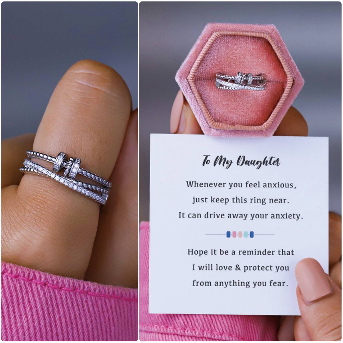 To My Daughter - Fidget Ring