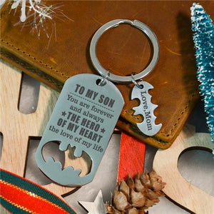 Mom To Son - You Are My Hero - Sweet Keychain