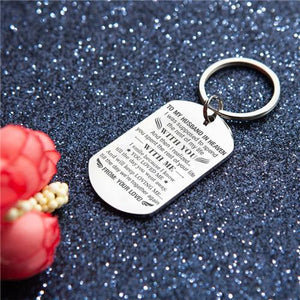 To My Husband In Heaven - Keychain