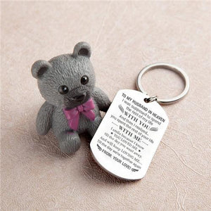 To My Husband In Heaven - Keychain