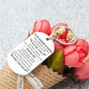 To My Husband In Heaven - Keychain