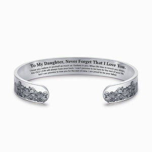 Dad To Daughter - Proud of You Bracelet