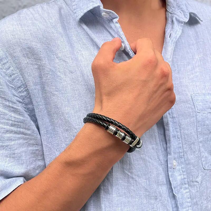 To My Grandson - You Will Never Lose - Bracelet