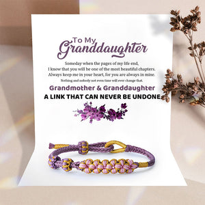 To My Granddaughter - You Are Always In Mine - Blossom Knot Bracelet