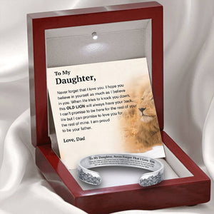 Dad To Daughter - Proud of You Bracelet