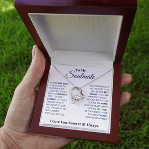 To My Soulmate - Love You Forever - Love Necklace