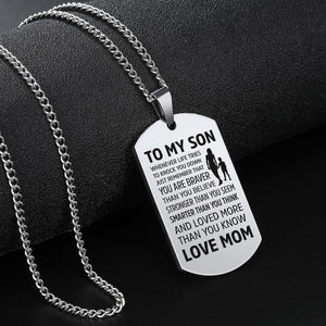 Mom to Son - Premium Stainless Steel Necklaces