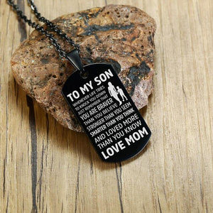 Mom to Son - Premium Stainless Steel Necklaces