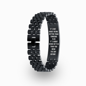 For Him - Quitting is Not Acceptable Spartan Bracelet